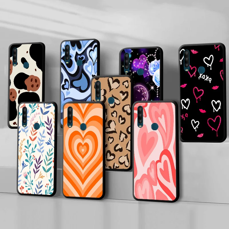 

For Alcatel 1SE 2020 5030d Case Soft Silicone TPU Luxury Protective Back Cover for Alcatel 1 SE 1se se Cute Cartoon Back Bumper