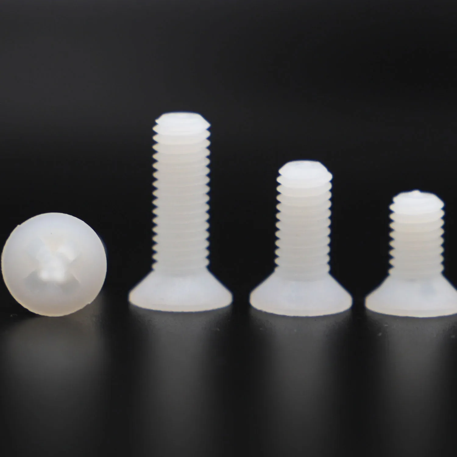 

Нейлоновые крестовые винты MOSHILR черные белые M2-M8