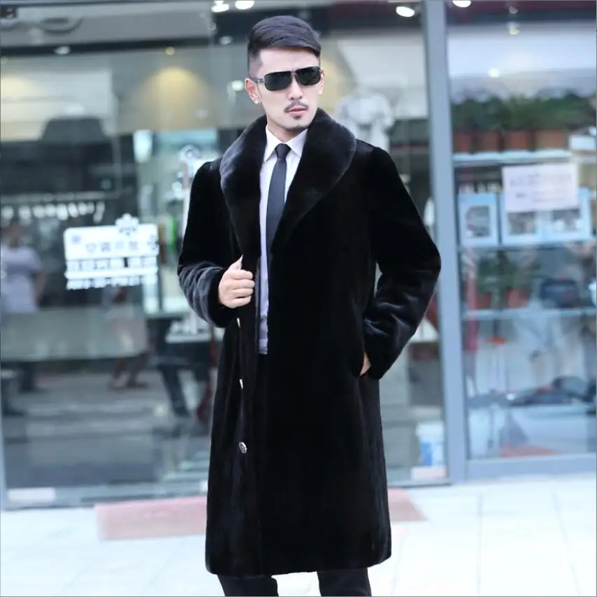 

New Winter Mens Designer Jackets Hombres Warm Windbreaker Long Wool Blends Outerwears Coats Black Thicken Coat S-5XL