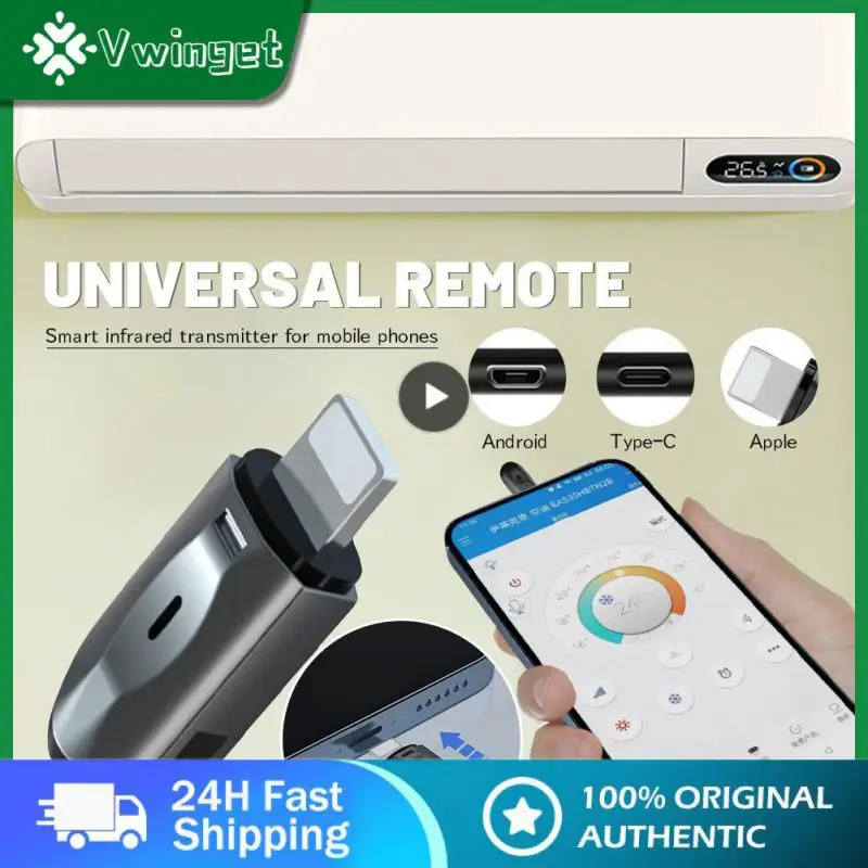 

Mini Usb Type C Ios Adapter Smart Ir Remote Control For Smartphone Infrared Transmitter Smart App Control Phone Universal Remote