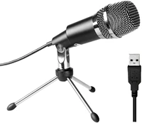 usb microphone fifine plug and play home studio usb condenser microphone for skype recordings for youtube google voice