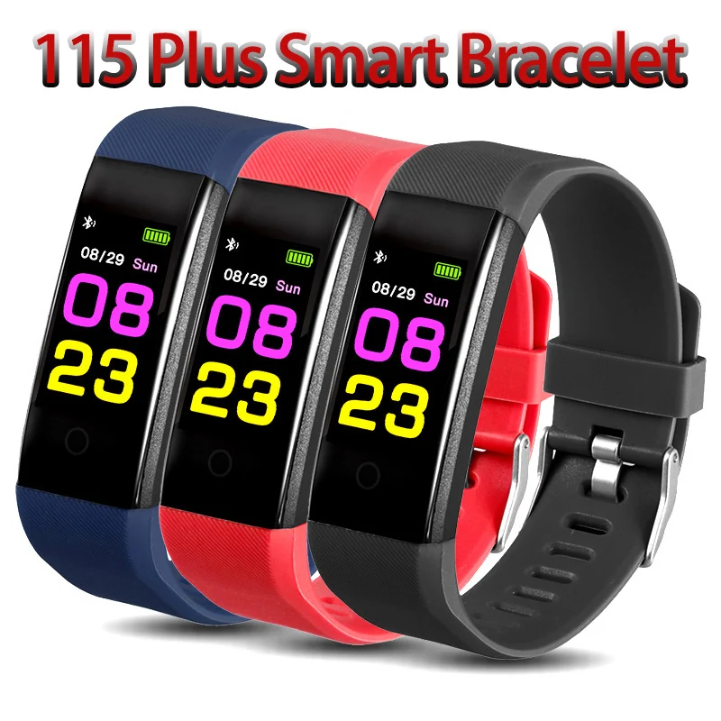 

115 Plus Smart Bracelet Men And Women Smart Watch Heart Rate Blood Pressure Monitor Fitness Tracker Sports Electronic Watches