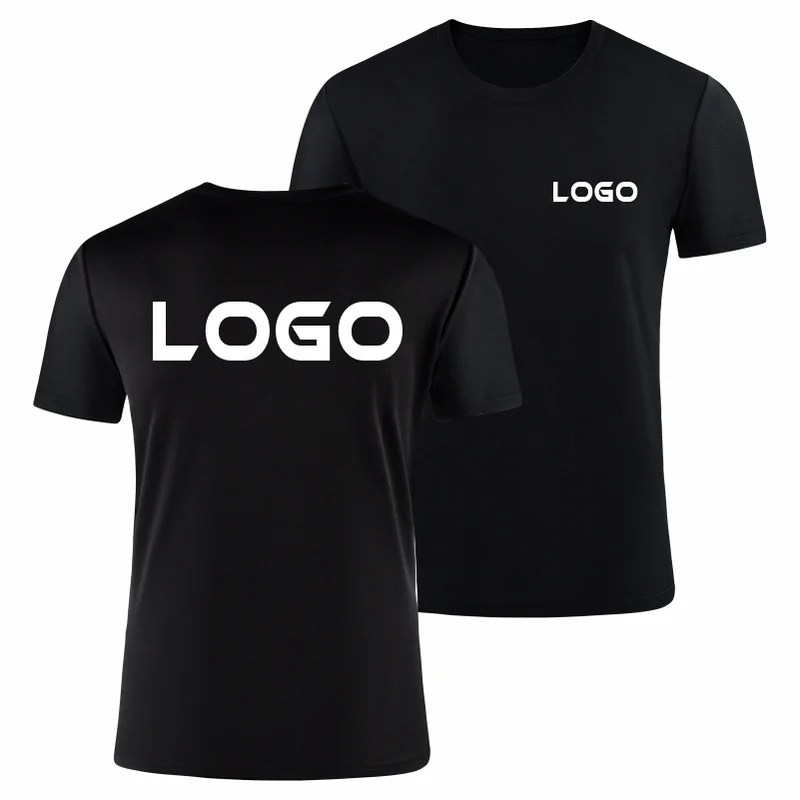 Men's And Women's Quick Drying Round Neck T-shirt Custom 3D Printed Logo Team Game Sports Leisure Fitness Top Su