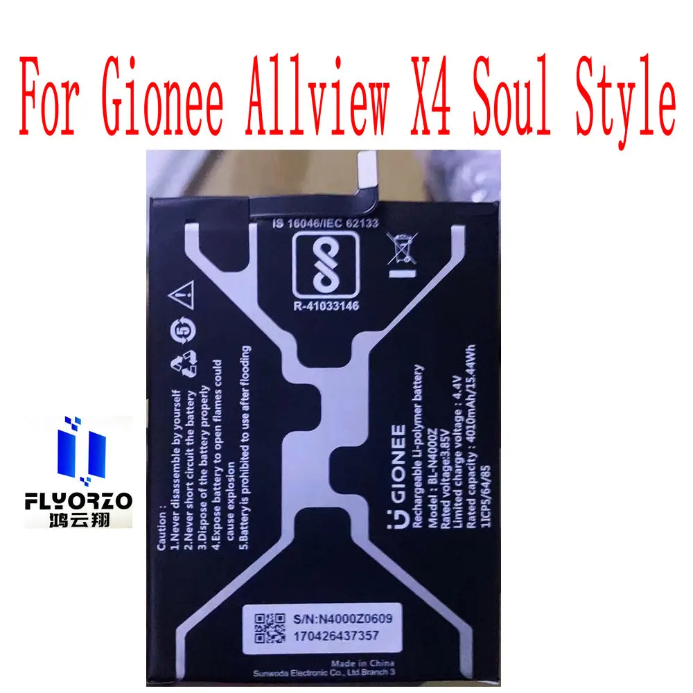 

Brand New High Quality 4010mAh BL-N4000Z Battery For Gionee Allview X4 Soul Style Mobile Phone