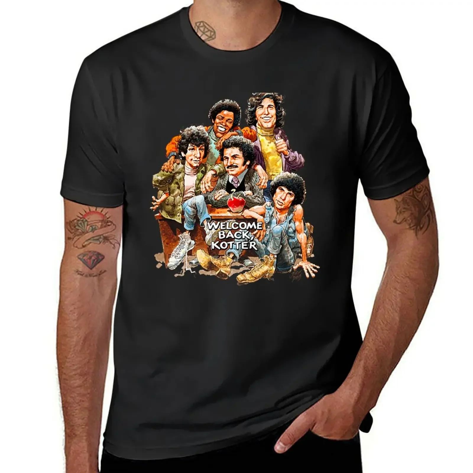 Welcome Back Kotter T-Shirt oversized man clothes Men's t-shirt