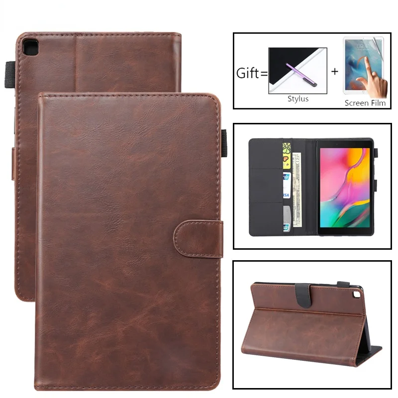 

Роскошный Магнитный чехол для Samsung Galaxy Tab A 8,0 дюйма, фотосессия 2019 дюйма, T290, T295, T297, Обложка, чехол для планшета, искусственная кожа, чехол-подс...