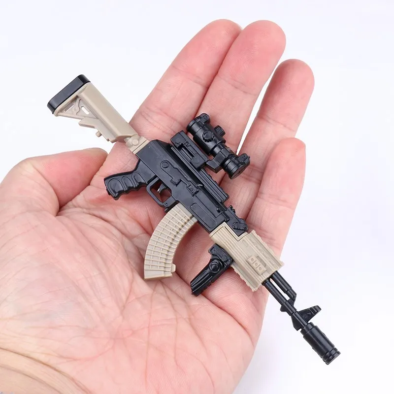 Фото 1:6 пистолет в сборе, модель для 12-дюймовой штурмовой винтовки AK47 M4 M16 AKM AK74, цветная версия, модель оружия №3