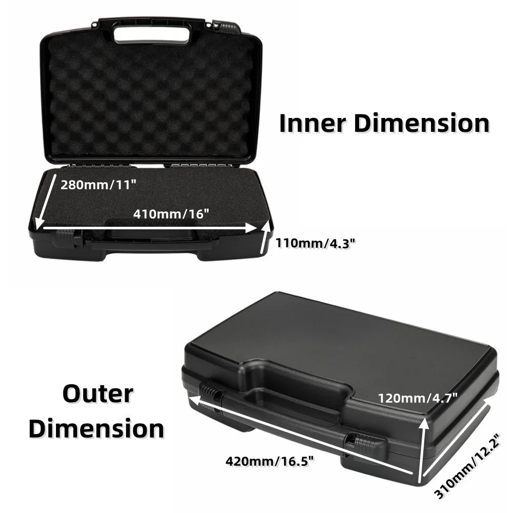 

Жесткий кейс для инструмента XMSJ черного цвета