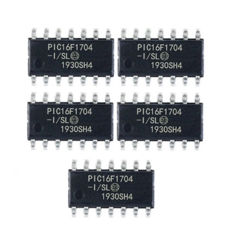 

5 шт. PIC16F1704 PIC16F1704-I/SL SOP14 Chip для S9 L3 + S17 + T17 U3 APW9 U12 Hashboard Repair