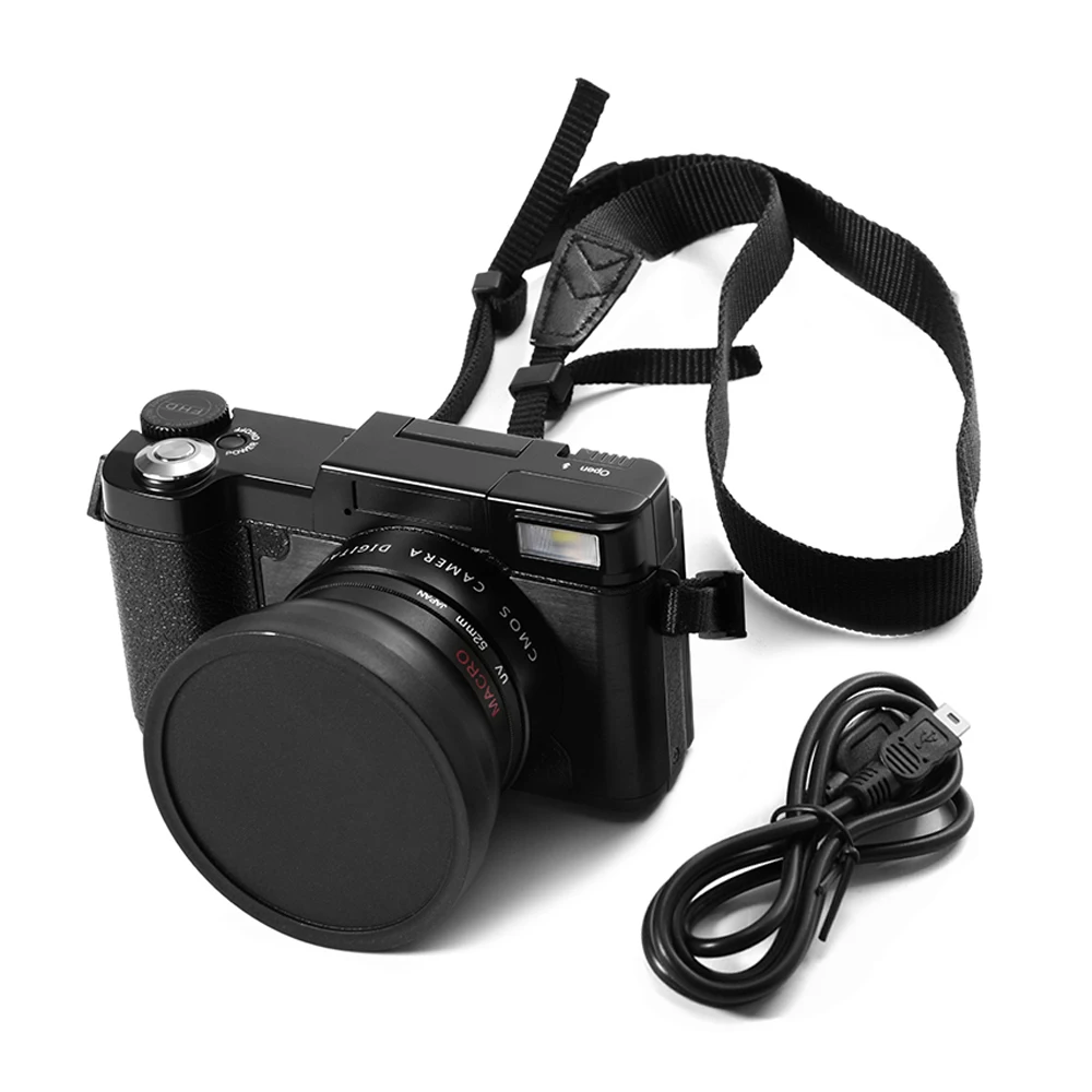 Профессиональная цифровая камера VENIBORY 24MP HD Half-DSLR s с 4-кратным телескопическим