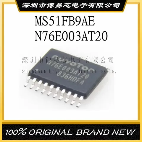 N76E003AT20 Заменяет STM8S003F3P6 MS51FB9AE Упаковка из белой пластиковой коробки