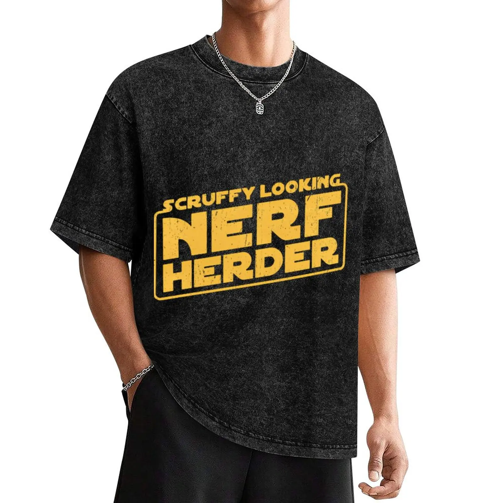 Футболка Scruffy Looking Nerf Herder новое издание таможенный дизайн ваши собственные