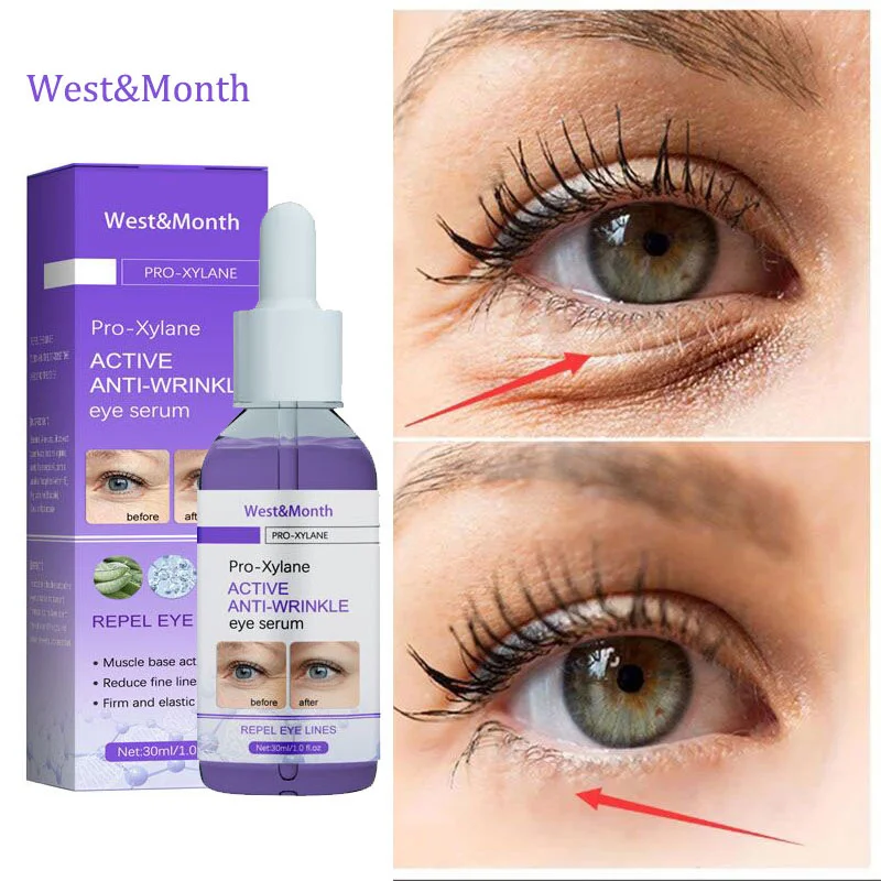 

Active Anti-Wrinkle Eye Cream Fades Fine Lines Remove Eye Bags Dark Circles Hyaluronic Acid Moisturizer Firming Massage Eye Care