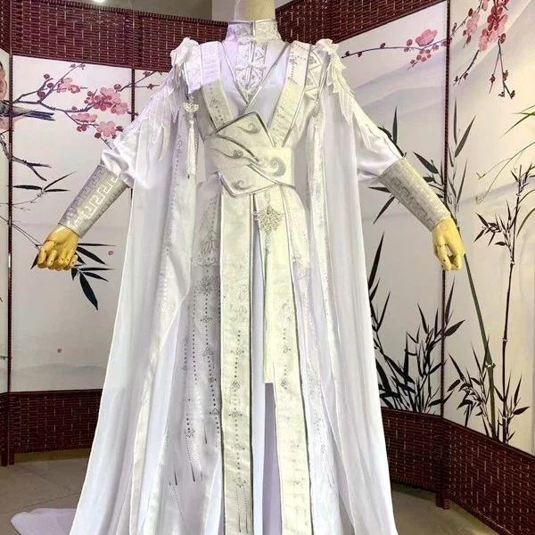 Фото Оригинальный костюм для косплея по аниме «Благословение небожителей» (TGCF 2HA Tian Guan Ci Fu) — платье Ханьфу для Хэллоуина №2
