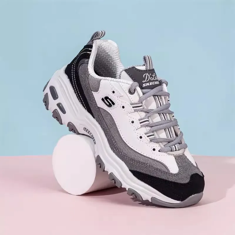 Skechers Женские кроссовки Fashion Повседневная обувь Ретро амортизирующая Panda