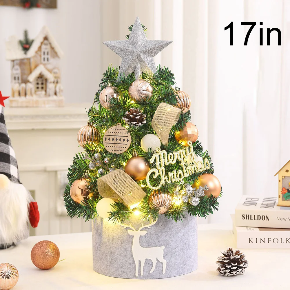 Mini ChristmFor as Tree for SmFor all SpFor aces Уютный HolidFor ay Декор с красочным орнаментомДля aments Для