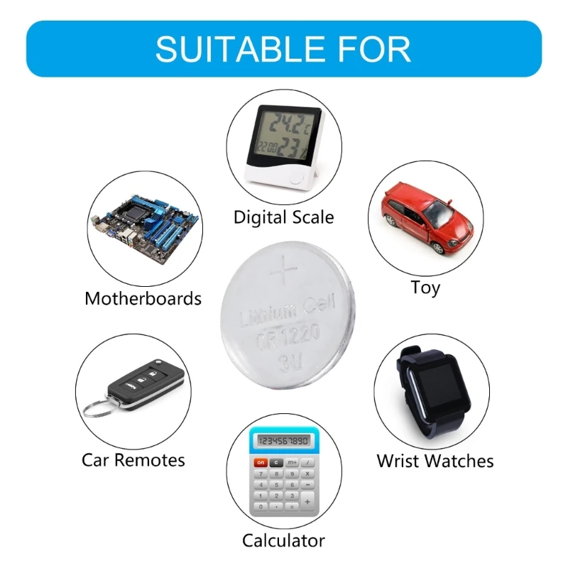 Литиевые кнопочные элементы CR1220 3В