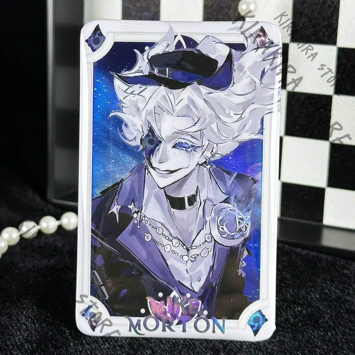 Фото Identity V: Майк Мортон, Акробат, двойная брошь-флешка, лазерный значок 10x7 см, украшение для карт, эмблема, булавка, коллекция для косплея и аниме №4