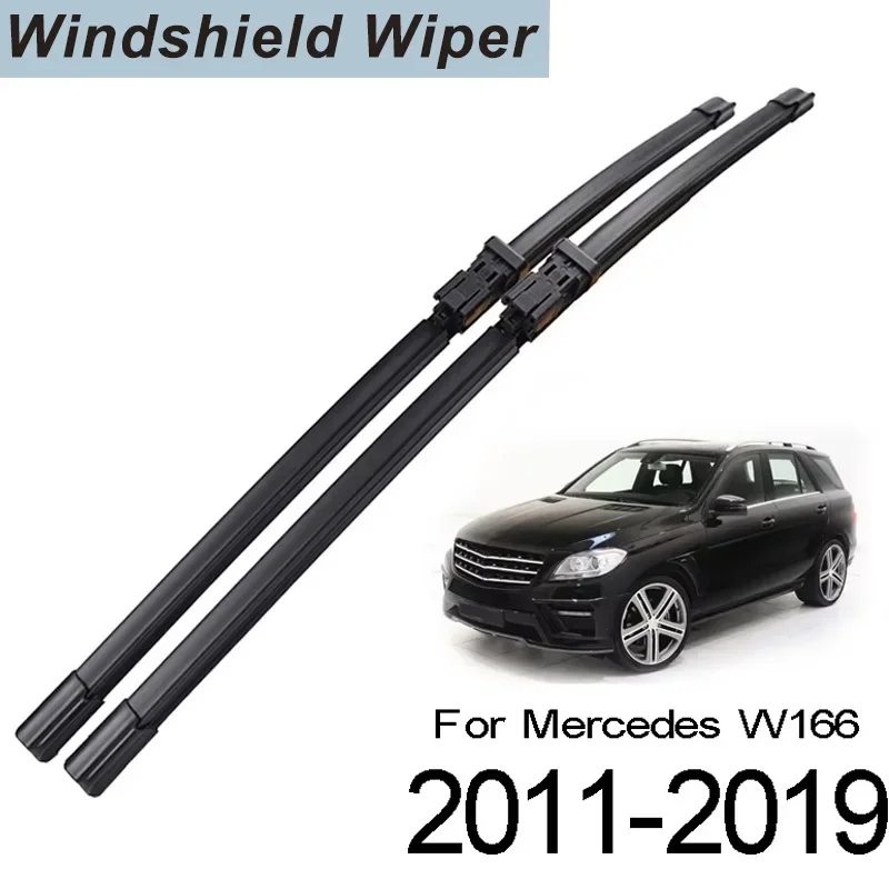 Фото 2 шт./комплект передних стеклоочистителей для Mercedes-Benz ML GLE 250 350 400 550 63 43 W166 2011 - 2019 26