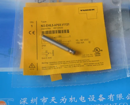[Подлинная Гарантия один год] немецкий Turck TURCK Sensor NI3-EH6,5-AP6X-V1131 (art.: 3920c7e1f2fa2) - 3920c7e1f2fa2