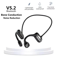 new bone conduction earphone wireless bluetooth compatible headphones sports stereo headset for phone