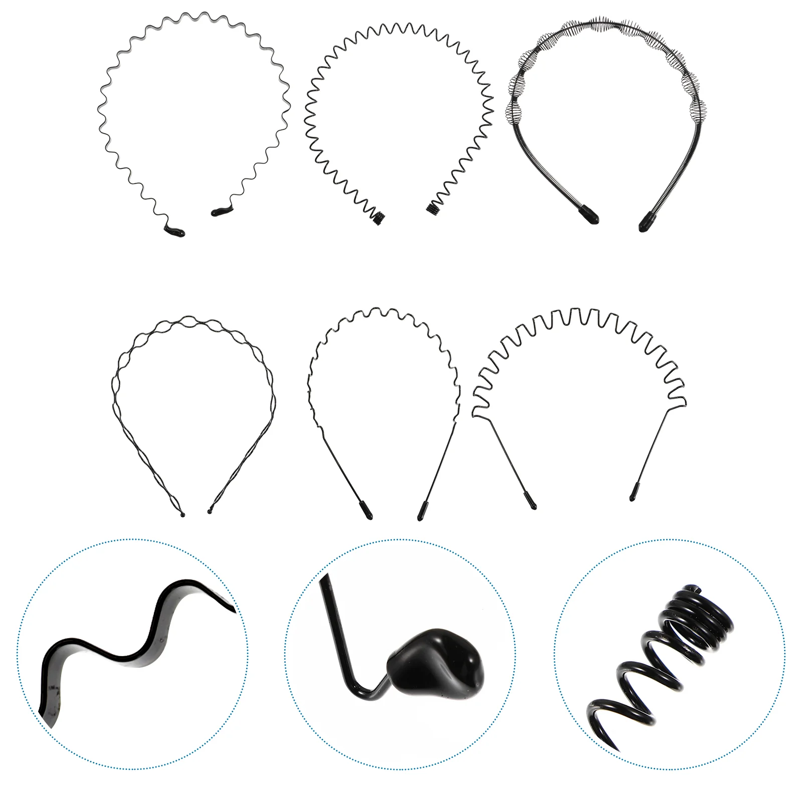 

Hair Headband Men Metalhoops Hoop Unisexspring Hairband Face Washing Bands Band Wave Headbands Makeup Yoga Tiara Headpiece Wavy