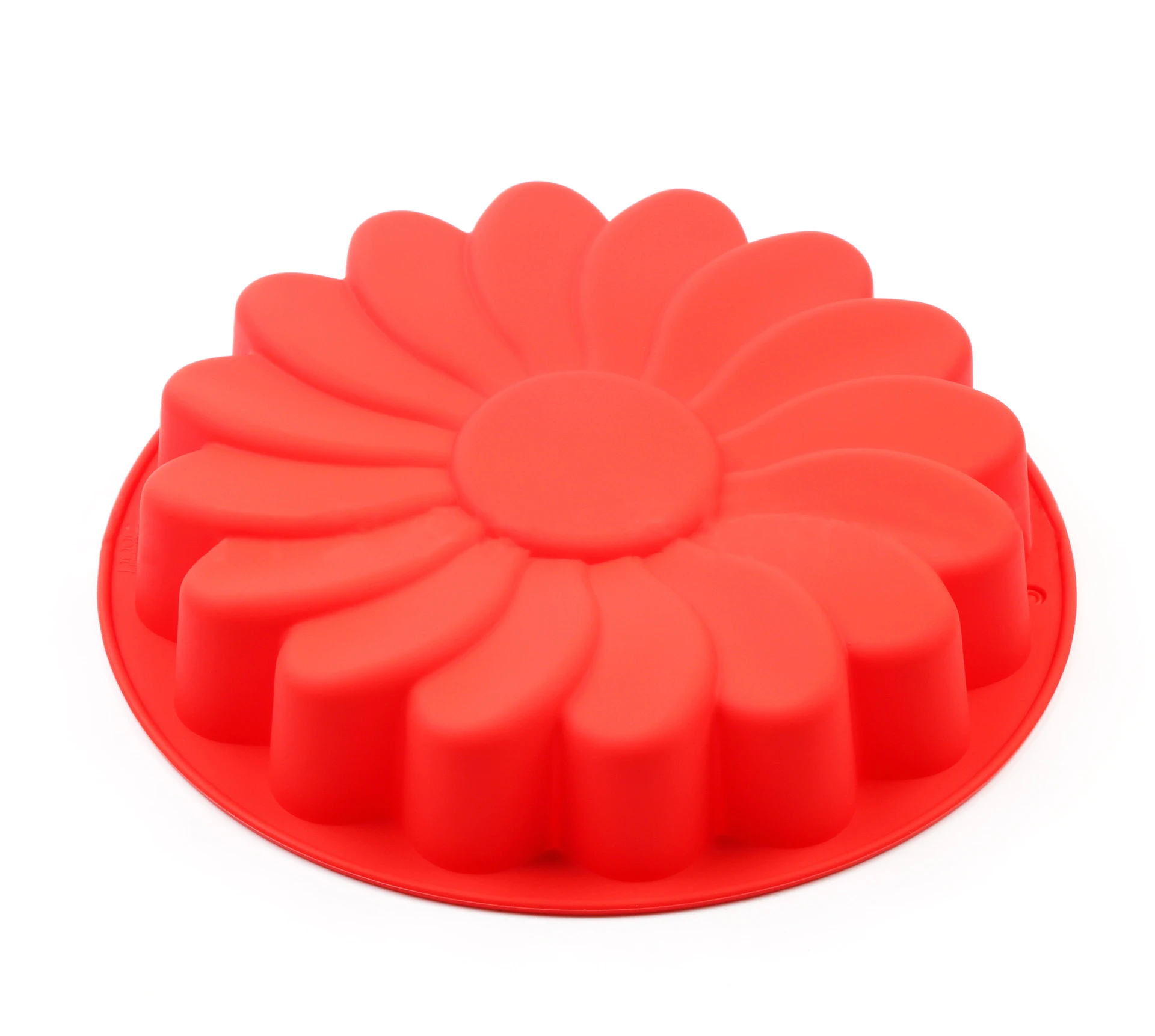 

FANGLELAND Silicone Cake Mold Flower Shading Single Round Baking Pan DIY Baking Mold Cake Mold Steamed Cake