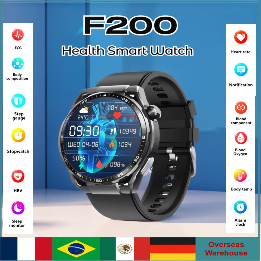 Смарт-часы F200 с Bluetooth 5 3 цвет в ассортименте