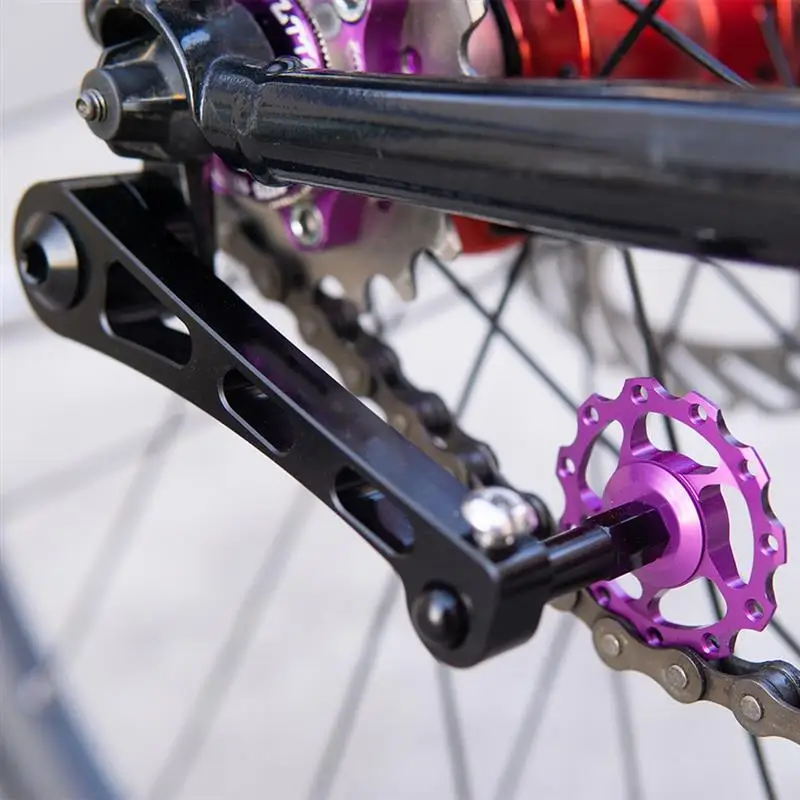 

Chainring Tensioner Rear Derailleur Zipper Folding Bike Chain Guide Pulley Bike Parts For Oval Tooth Plate Accessory