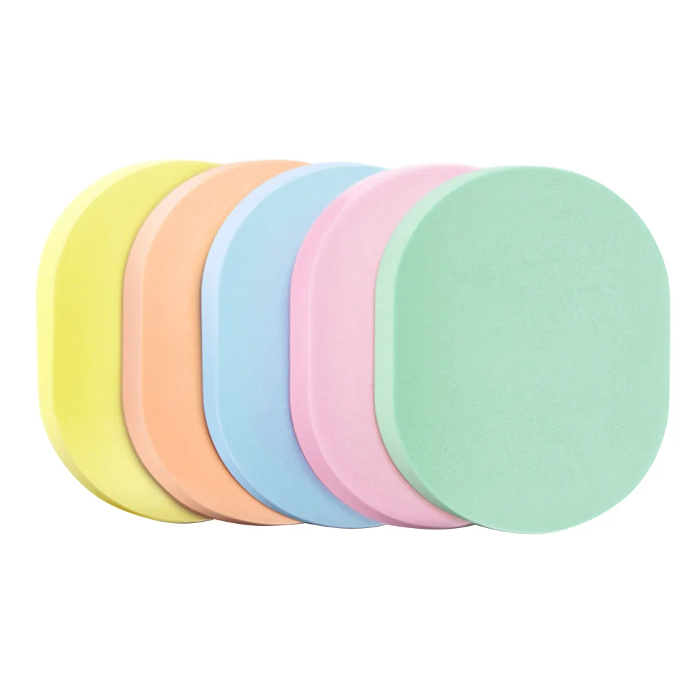 

5pcs Sponges, Dual Use Cleaning Skin Care Sponges Makeup Tool Puff for Ladies