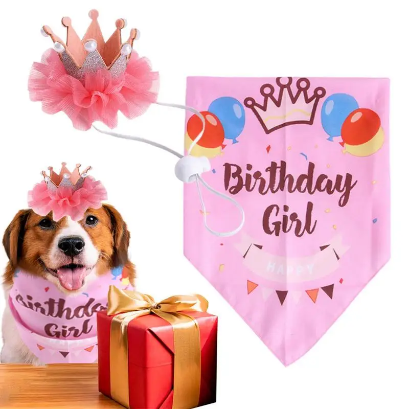 

Happy Birthday Dog Party Crown For Cat Kitten Decor Features Stretchy Elastic Band Craftsmanship Felt And Polyester Fabrics For