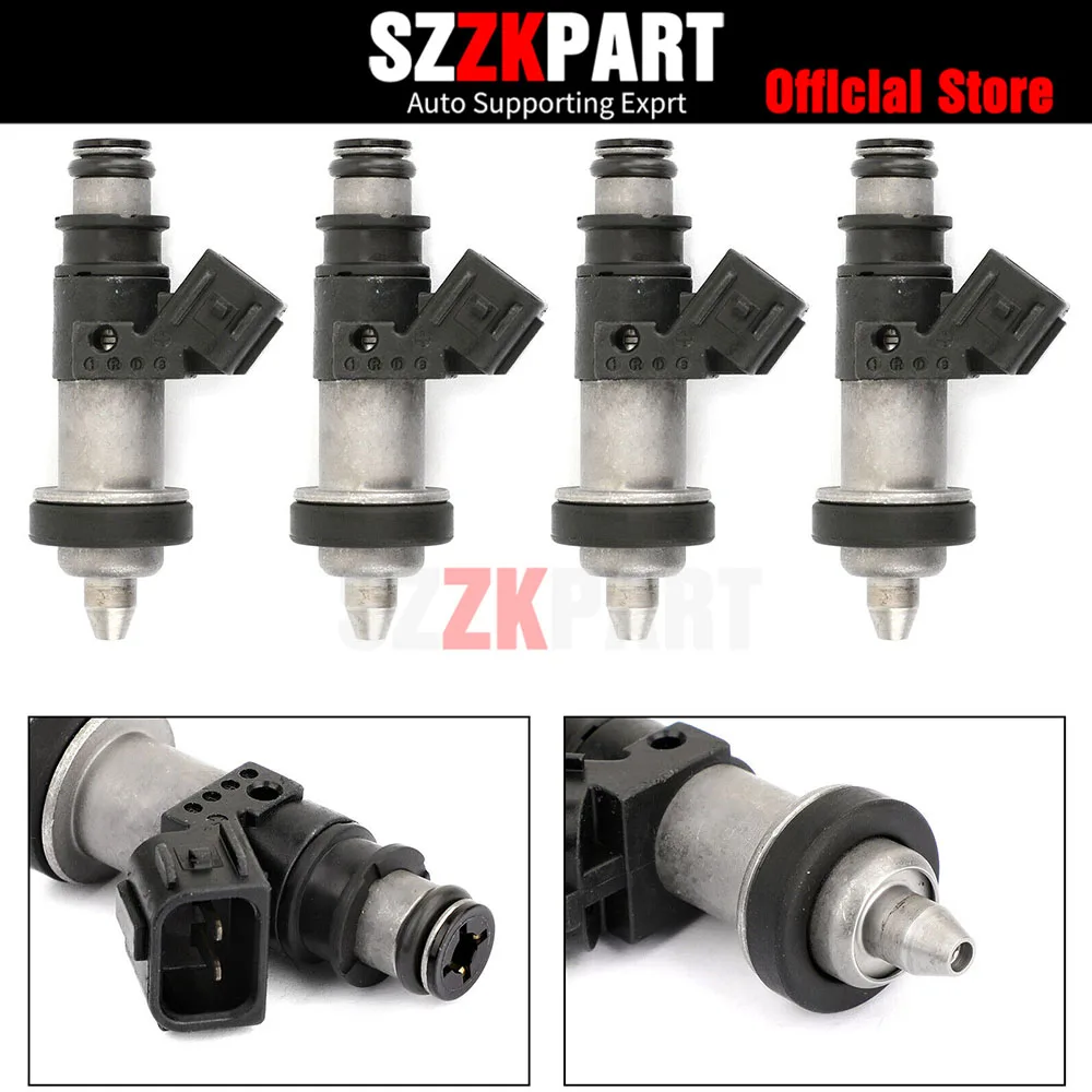 

4Pcs Fuel Injectors 15710-24F00 For Suzuki GSXR 600 750 1000 Hayabusa GSX1300