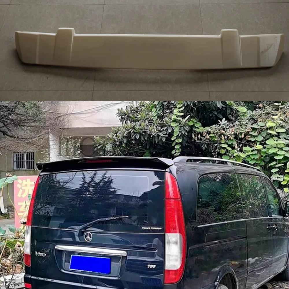 

For Mercedes-Benz VIANO 2006 2008 2010 2012 2014 2015 Spoiler ABS Plastic Unpainted Rear Trunk Wing Car Body Kit Accessories