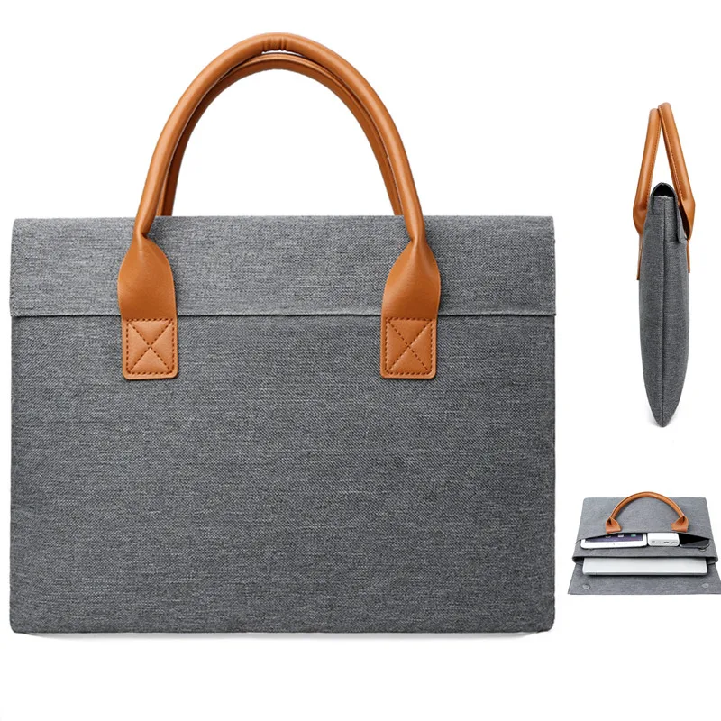 

Notebook Briefcase Bag for Apple Macbook Air 11"/Macbook 12"/Air 13"/Pro 13" 15"/White 13"/Pro 16 Inch Laptop Handbag for Women