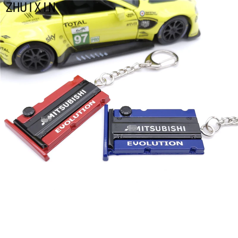 

Car Cover Parts Keychain Plastic Key Ring Buckle Keyfob Tag Modification Gift For Mitsubishi Lancer Asx Outlander Accessories