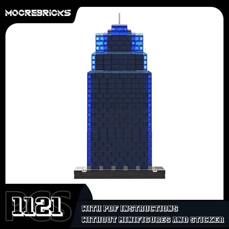 Конструктор с изображением городского пейзажа игрушка-домик MOC известный