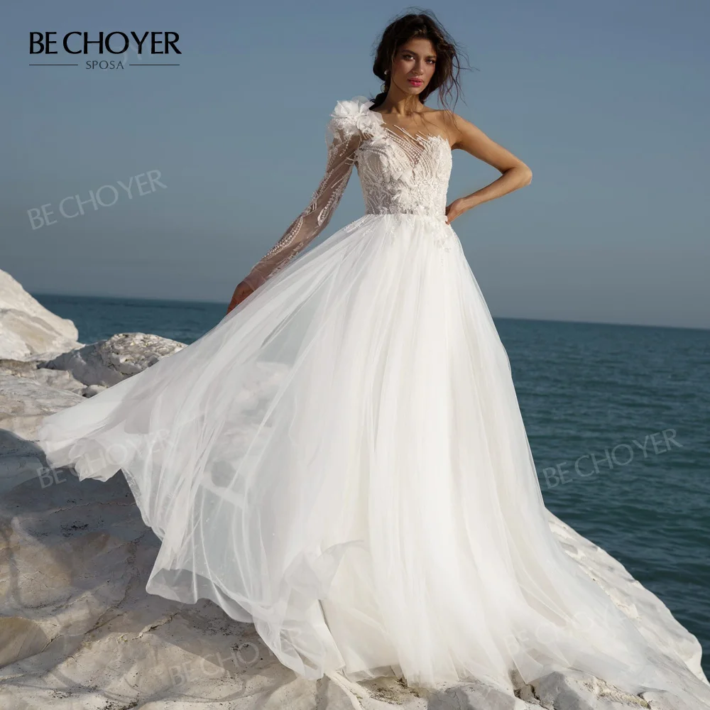 

Свадебное платье с аппликацией из бисера, ТРАПЕЦИЕВИДНОЕ Привлекательное платье для невесты, модель 2023 года, платье принцессы со шлейфом, NR282