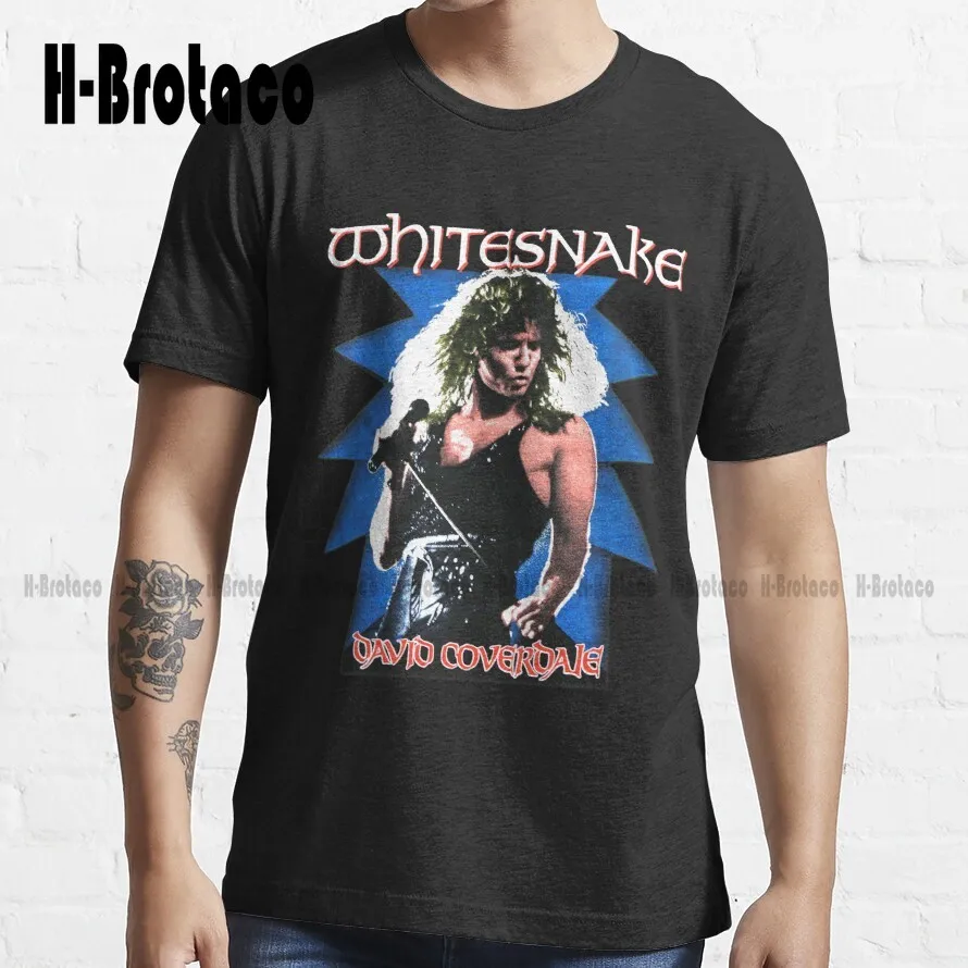 

Футболка мужская с надписью «Legend Whitesnake», тенниска из хлопка, простая повседневная майка в винтажном стиле, подарок для фанатов, белый цвет