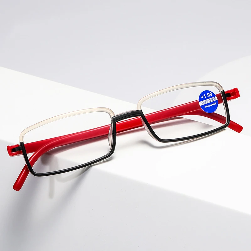 

Очки для чтения с защитой от сисветильник для мужчин и женщин, квадратные пресбиопические очки с диоптриями + 2022, + 1,0, + 1,5, + 2,5