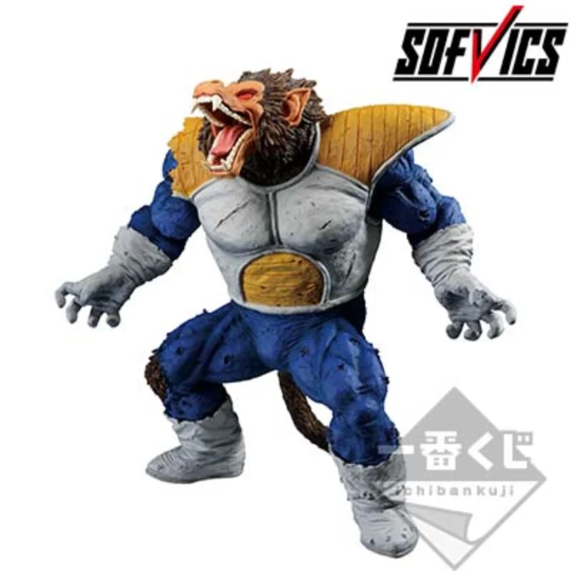 

Фигурка героя мультфильма BANDAI Banpresto Ichiban Kuji Last DRAGON BALL VS классическая комбинация боевых действий великая обезьяна Вегета аниме игрушки Фигур...