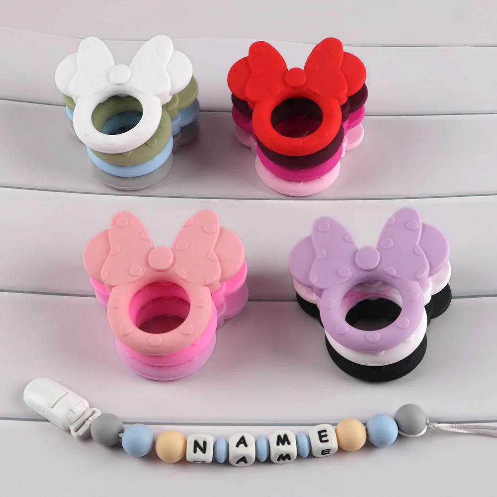 Kovict 1pc Koala Silicone Chew Toy Infant Beads DIY Necklace Nursing Pendant Food Grade SiliconeFor Jewelry Making Bulk |