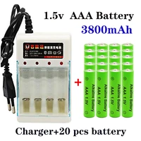 100 new 3800mah aaa alkaline battery aaa rechargeable battery for remote control toy batery smoke alarm with charger