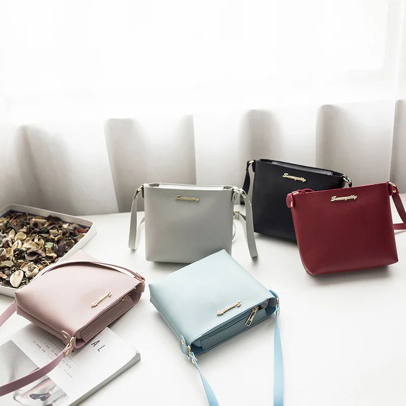 

Simple Bag 2021 Korean Style New Simple Women's Bag Crossboby Bag Casual Simple Fashion Small Square Bag