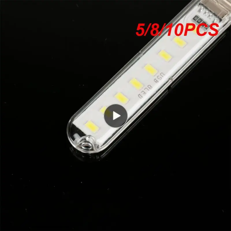 

5/8/10PCS Usb Led Light Book Lights Led Light Night Light Usb Night Light Book Lamp