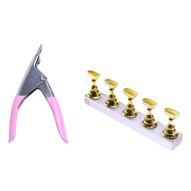 

Щипцы для ногтей и накладных акриловых ногтей и магнитных акриловых маникюрных ногтей для практики и упражнений на ногтях