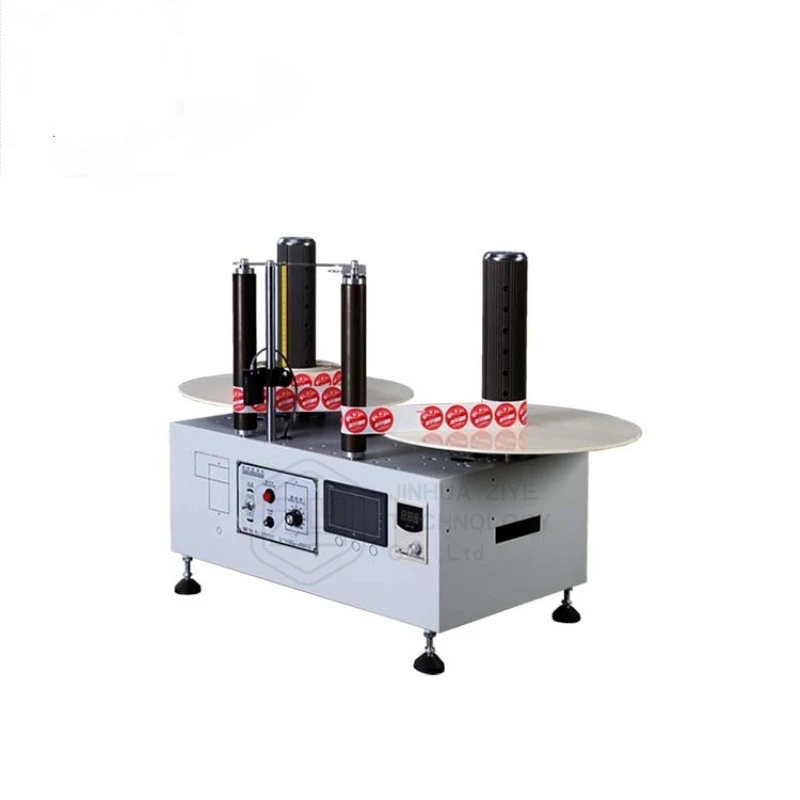 

R-450 Adhesive Stick Label Paper Roll Rewinding Rewinder Machine with Counter and Tension Controller