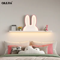 Simple Modern Cartoon LED Wall Lamps For Study Room Bedroom Bedside Sofa Background Porch Lighting Lights Can Put Things Sconce