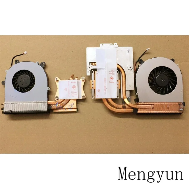 Новый вентилятор для ЦП и графического процессора ноутбука с радиатором медная