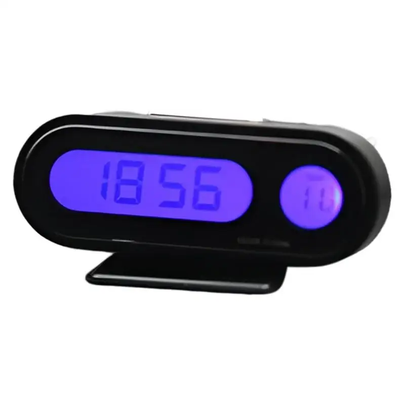 

Car Temperature Meter Gauge Thermograph Thin Gauge With Digital Display And LED Light Night Light Backlight With Adjustable Base