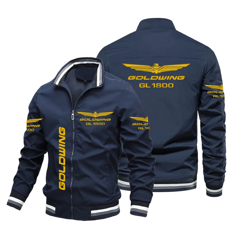 

2022 New Honda Gold Wing GL1800 Bomber Jacket Woman Casual Windbreaker Fashion Honda Motorcycle Racing Biker Jacket Men Clothing